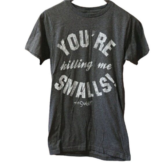 The Sandlot Gray Crewneck "Your Killing Me Smalls" Graphic Movie T-Shirt Small - Picture 1 of 6